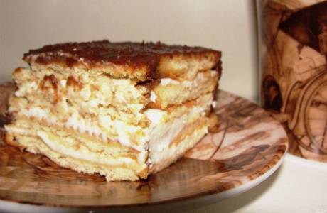 Ciasto biszkoptowe bez pieczenia