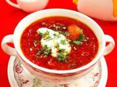 Receta de borsch ucraniano