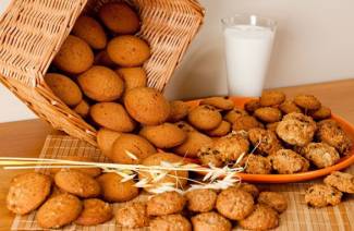Cookies de aveia dietética
