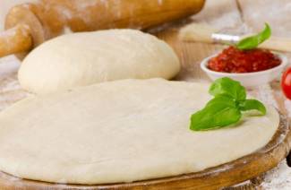 Masa de pizza de leche