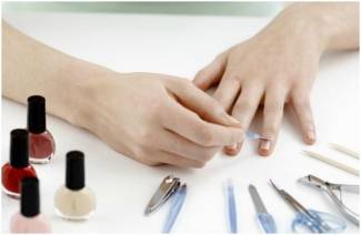 Guarnição manicure