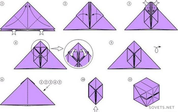 Crea un cubo de papel paso a paso