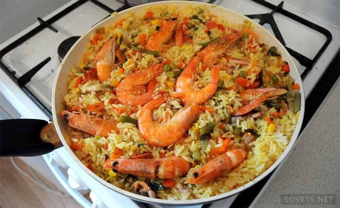 Pilaf com frutos do mar de Pierre Ducant