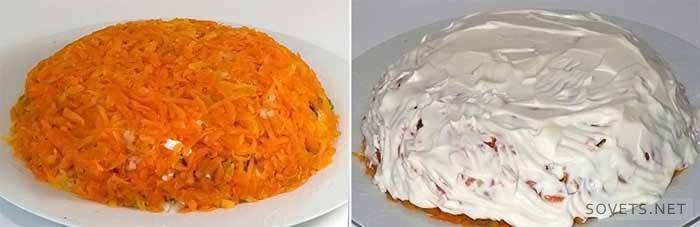 Слој куване шаргарепе