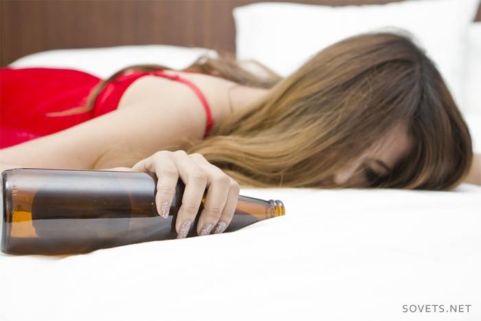 Menina, dormir, com, um, garrafa
