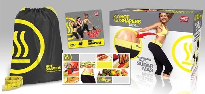 Retratado por shorts Hot Shapers