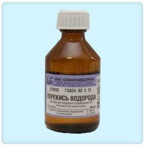 Peroxid vodíka na rozjasnenie