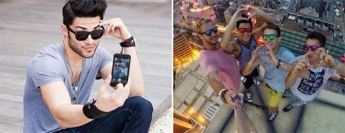 Pomysły na męskie selfie - oryginalne pozy