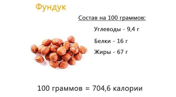 Teor de calorias por 100 g