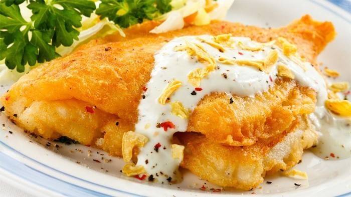 Pollock com queijo