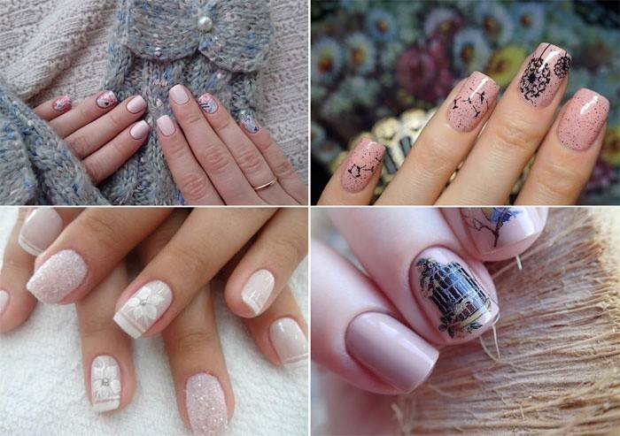 Design de unhas com uma decoração de unhas
