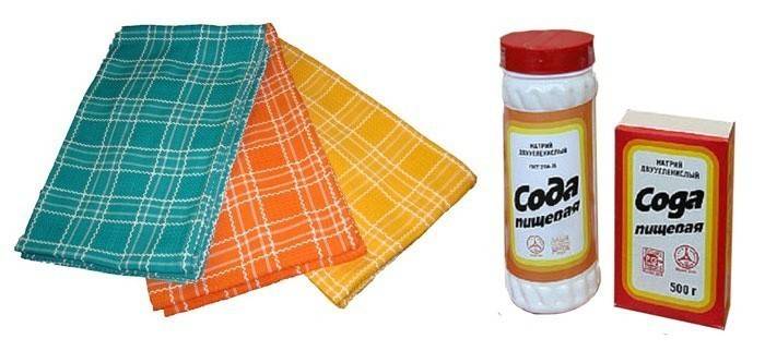 Manchas de gordura em toalhas de cozinha