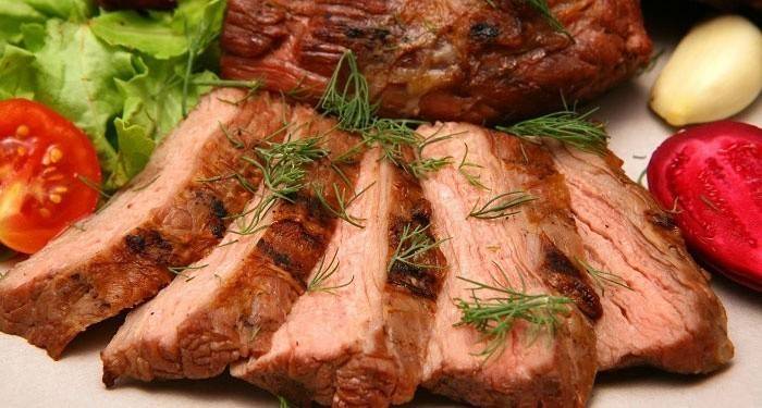 Produtos de carne natural na dieta de Dukan