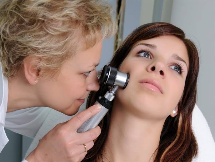 Estudio de células basales de la piel facial.