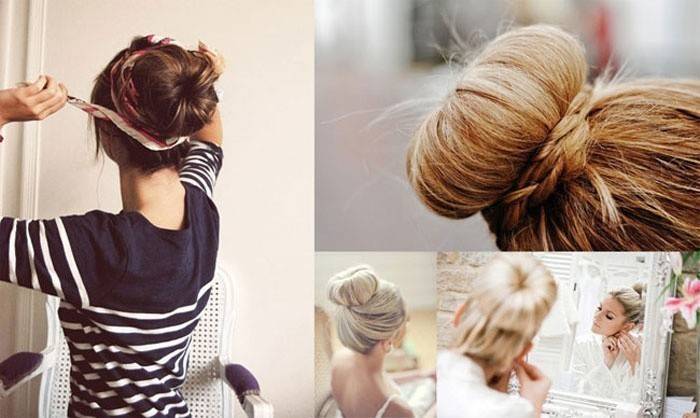 Penteado com borboleta