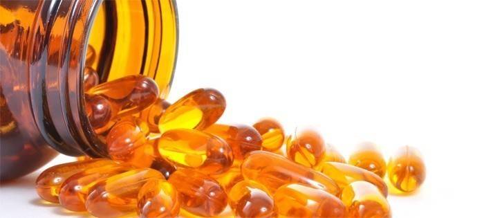 Cápsulas de vitamina E