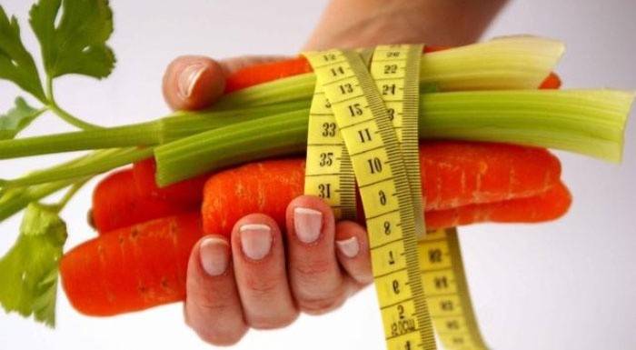 Nízkokalorická zelenina a centimeter