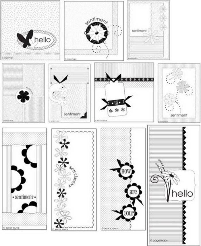 Szkice do scrapbookingu