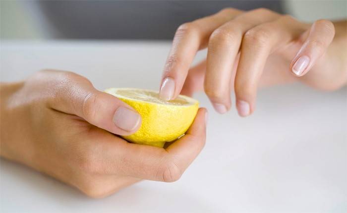 Limão para fortalecer as unhas
