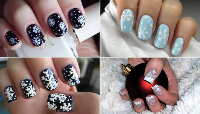 Opcje manicure zimowego
