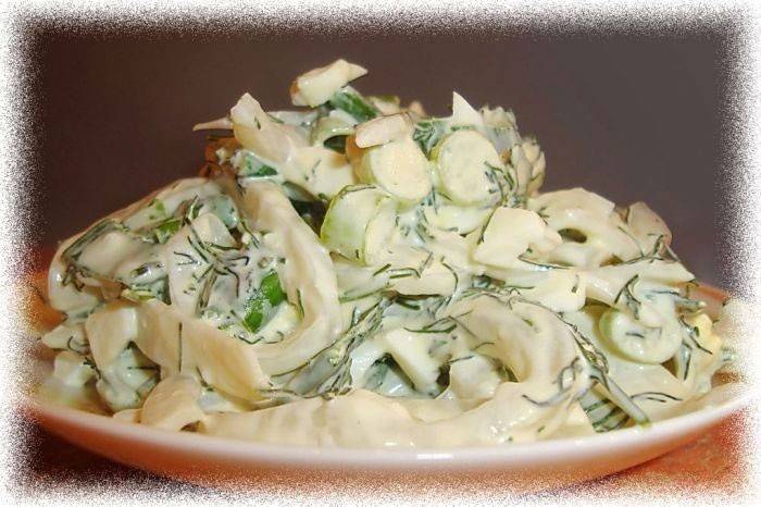 Salada com Lula e Ovo
