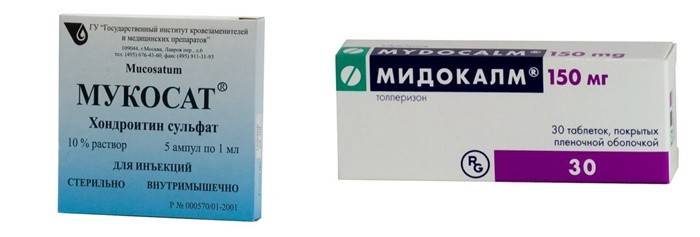 Preparaciones Mucosat y Midokalm