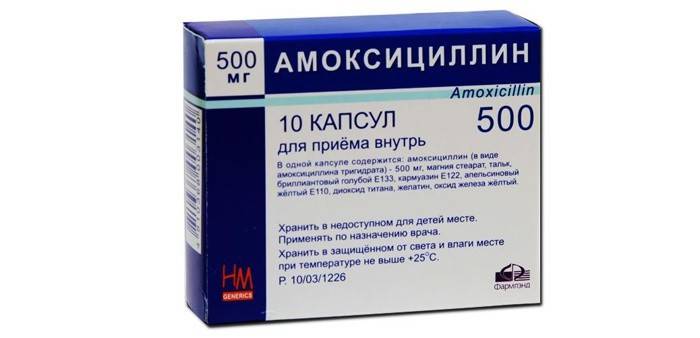 Amoxicilina para bronquite