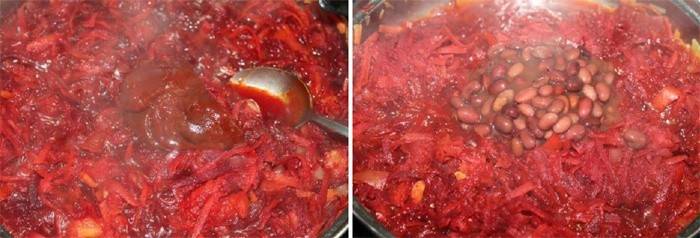 paradajková pasta a fazuľa