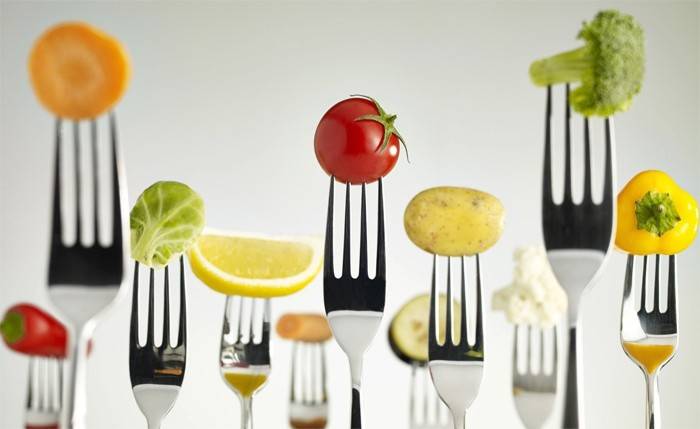 Verduras como vitaminas