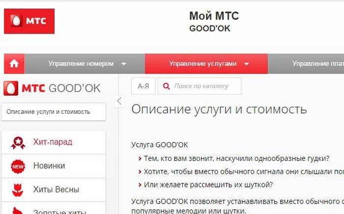 Opis opcji Buzzer na stronie MTS