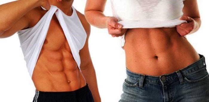 Niveles musculares abdominales