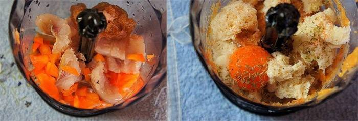 Mezcla de ingredientes