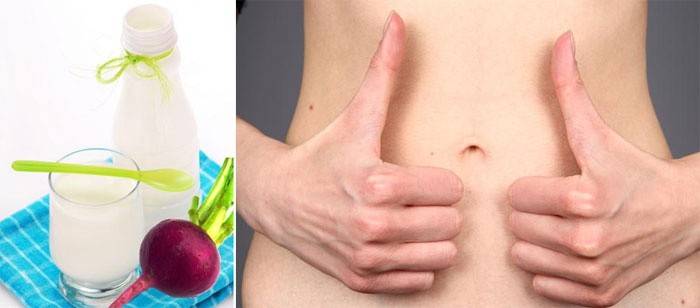 Kefir e beterraba para remover substâncias nocivas