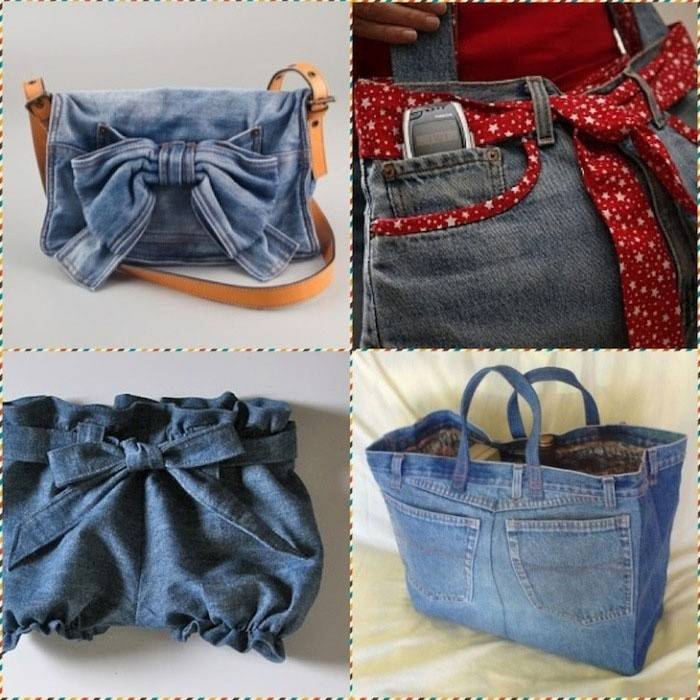 Nápady Denim Bag