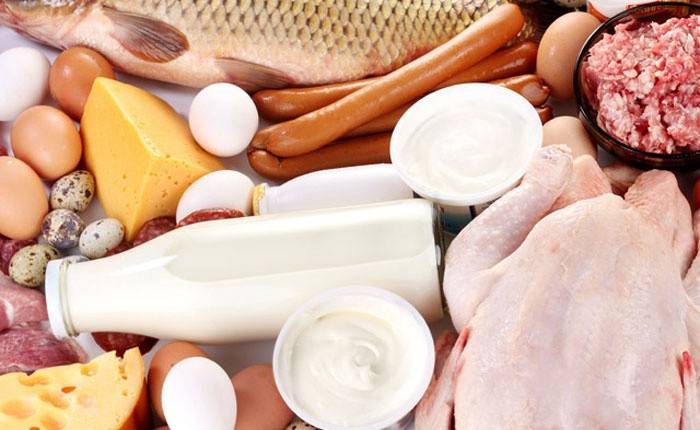 Produtos animais ricos em potássio