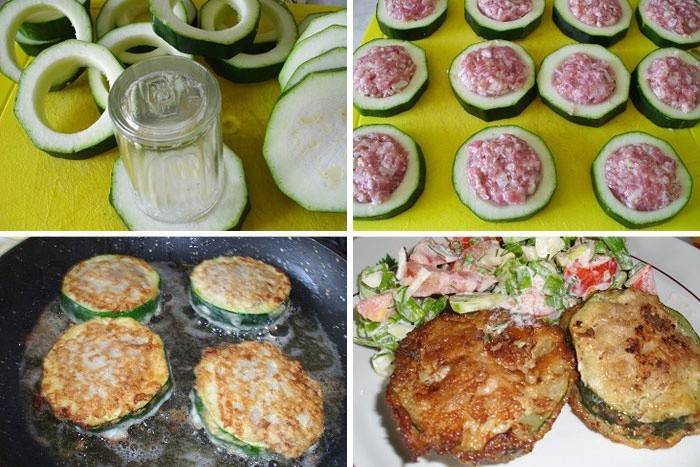El proceso de cocinar con carne picada