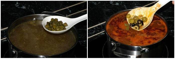 Agregar aceitunas