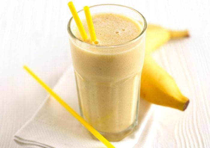 Bebida de leche de plátano