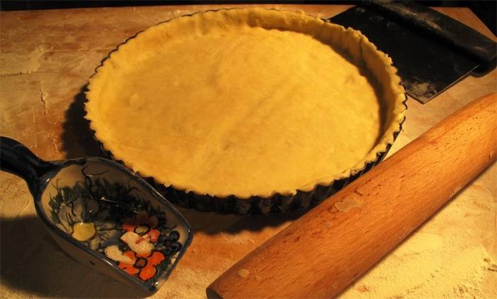 Preparando un pastel para hornear