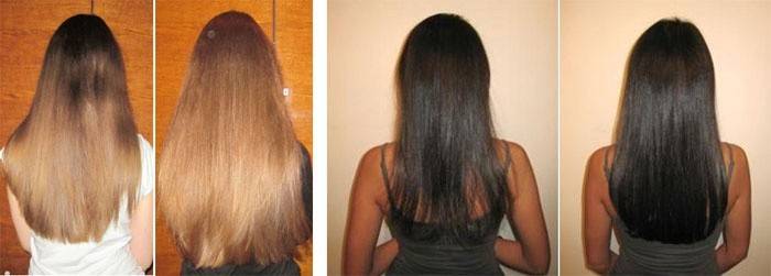 Cabelo após mostarda