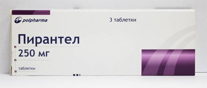 Medicina de gusanos Pirantel
