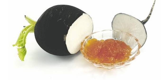 Rabanete preto e mel