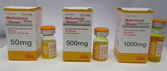 Metotrexát na psoriázu