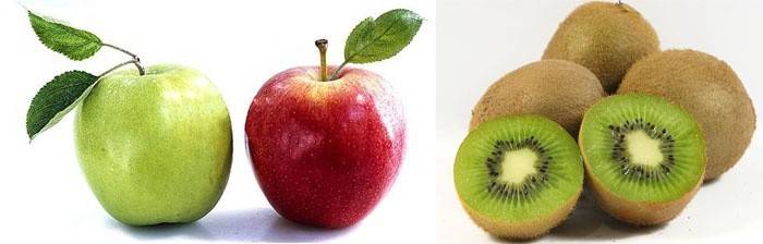 Jabłko i kiwi aktywnie pomagają schudnąć