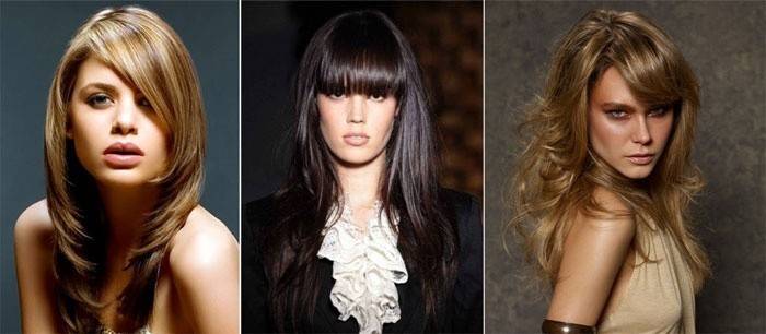 Cortes de cabelo rasgados, elegantes em 2015