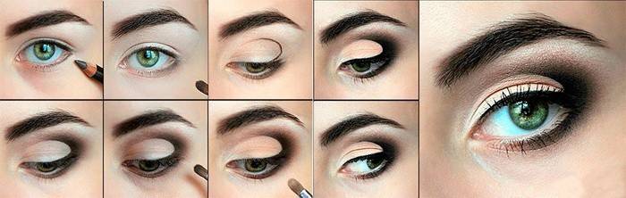 Olhos esfumados diurnos