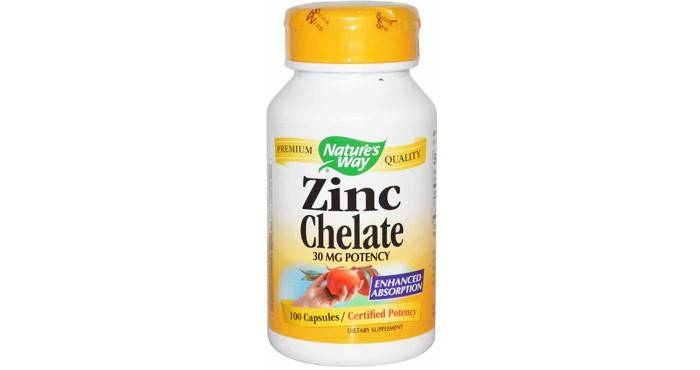 Vitaminas con zinc para hombres.