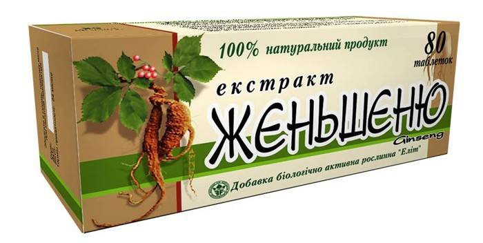 Ženšenové extrakty