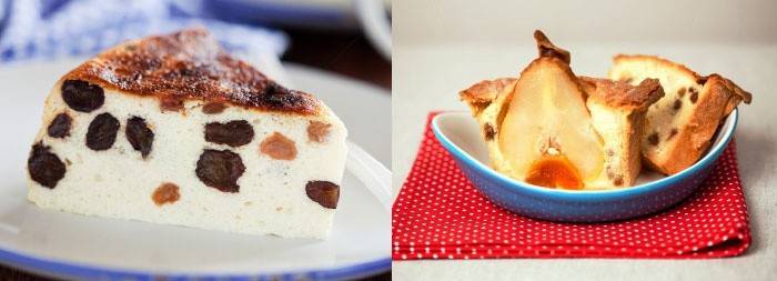 Soufflé de cuajada de microondas
