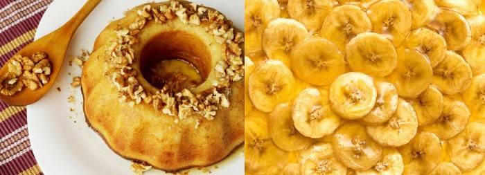 Soufflé de Postre de Plátano